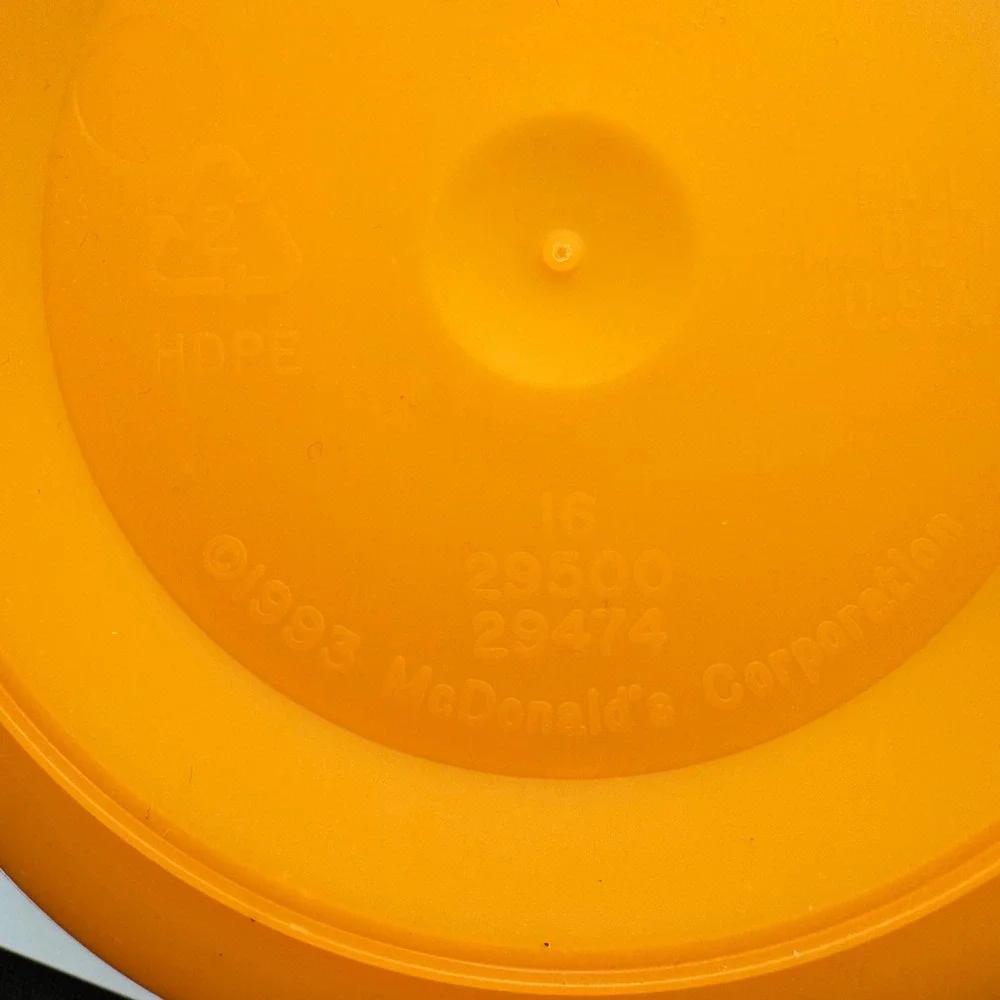 Vintage 1993 McDonald's Halloween‎ Pail Pumpkin Bucket Candy Treat Decoration